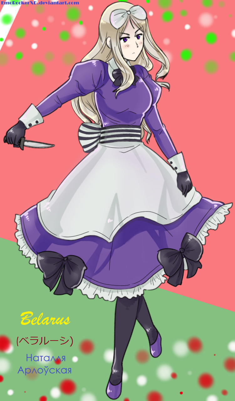Hetalia, The Beautiful World: Belarus! by EmoRockerXD on DeviantArt Hetalia, The Beautiful World: Belarus! by EmoRockerXD on DeviantArt
