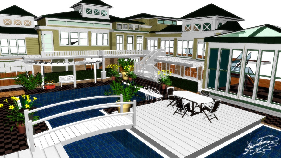 Awesome House - MMD Stage DL by DiemDo-Shiruhane