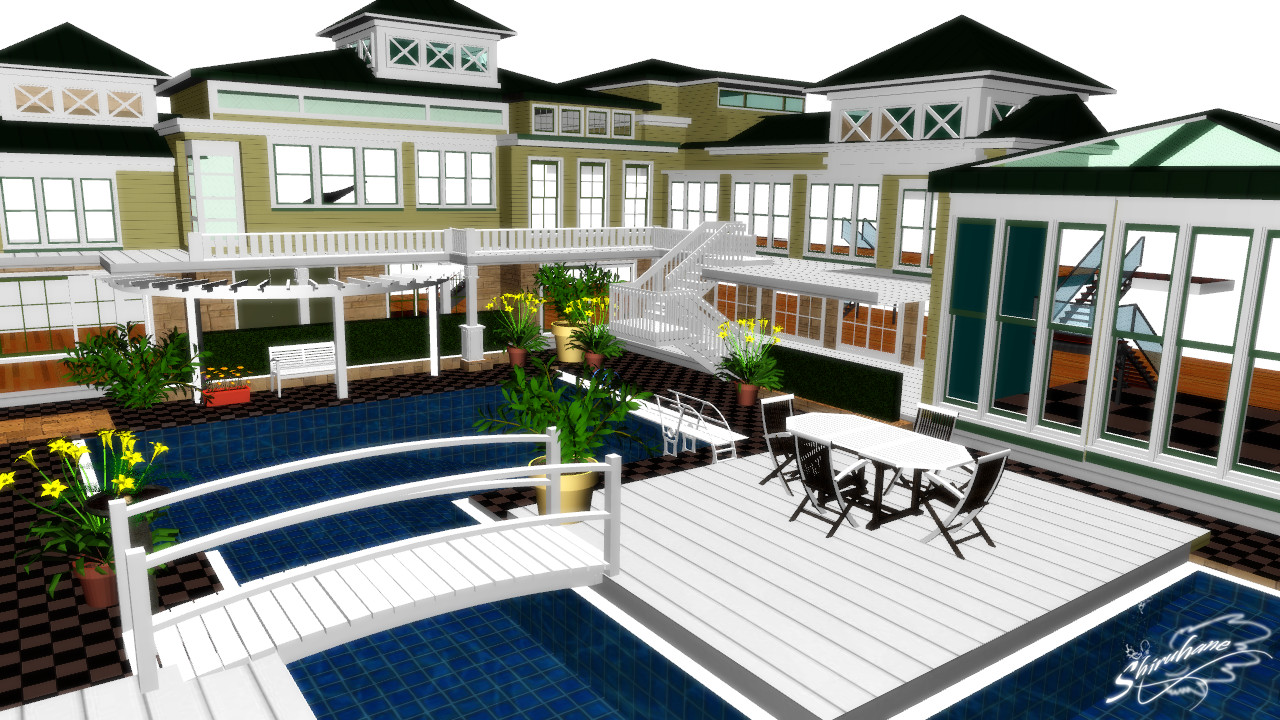 Awesome House - MMD Stage DL by DiemDo-Shiruhane