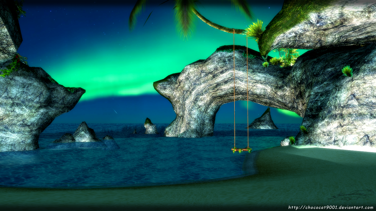 Grotto environment - MMD stage DL