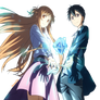 Asuna and Kirito (Render)