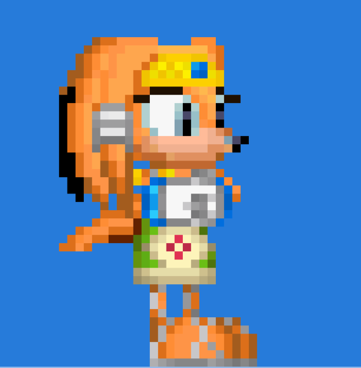 custom sonic mania Tikal sprites (WIP)