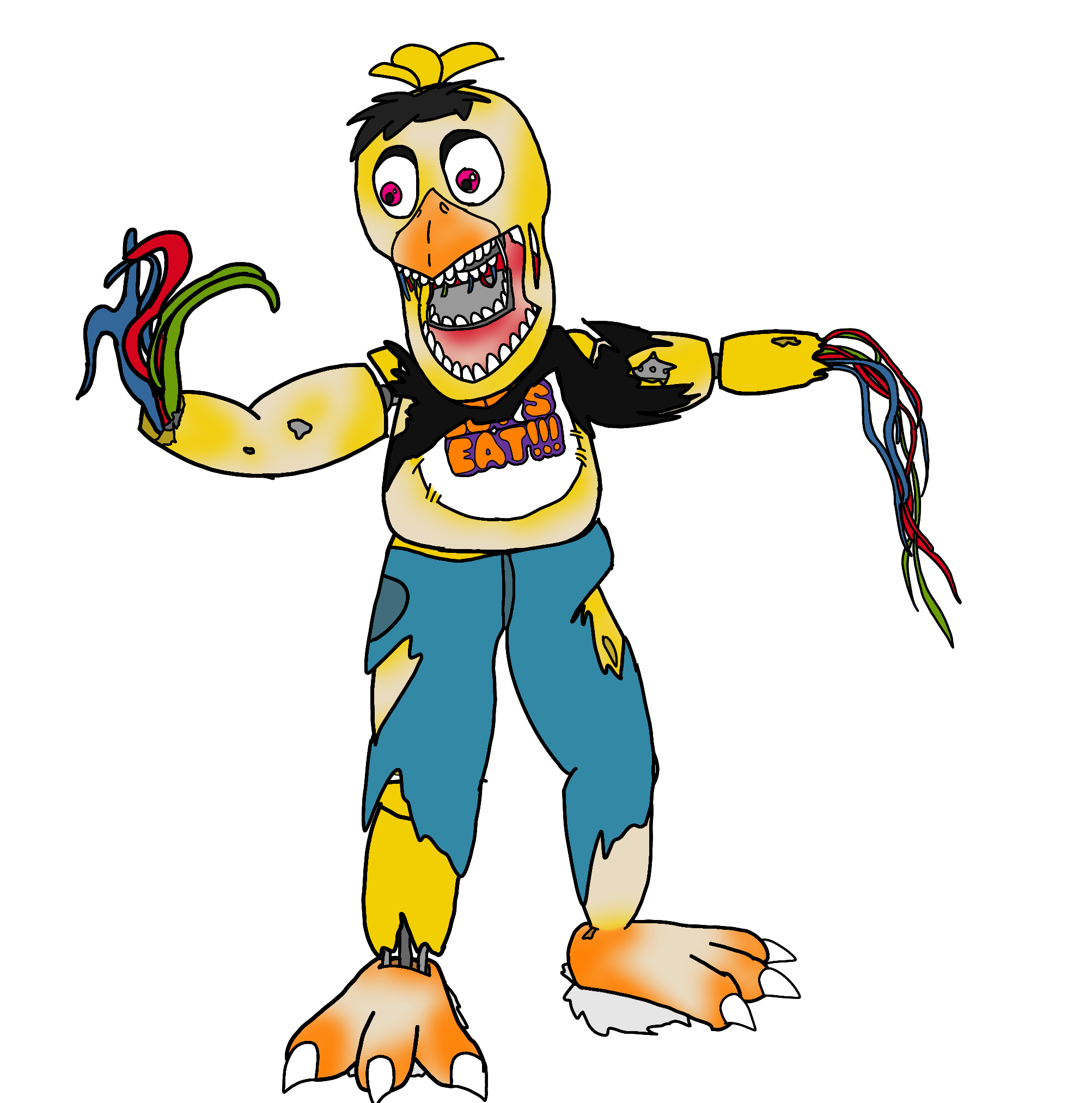 Withered Chica by TheBluePopsicle30 -- Fur Affinity [dot] net