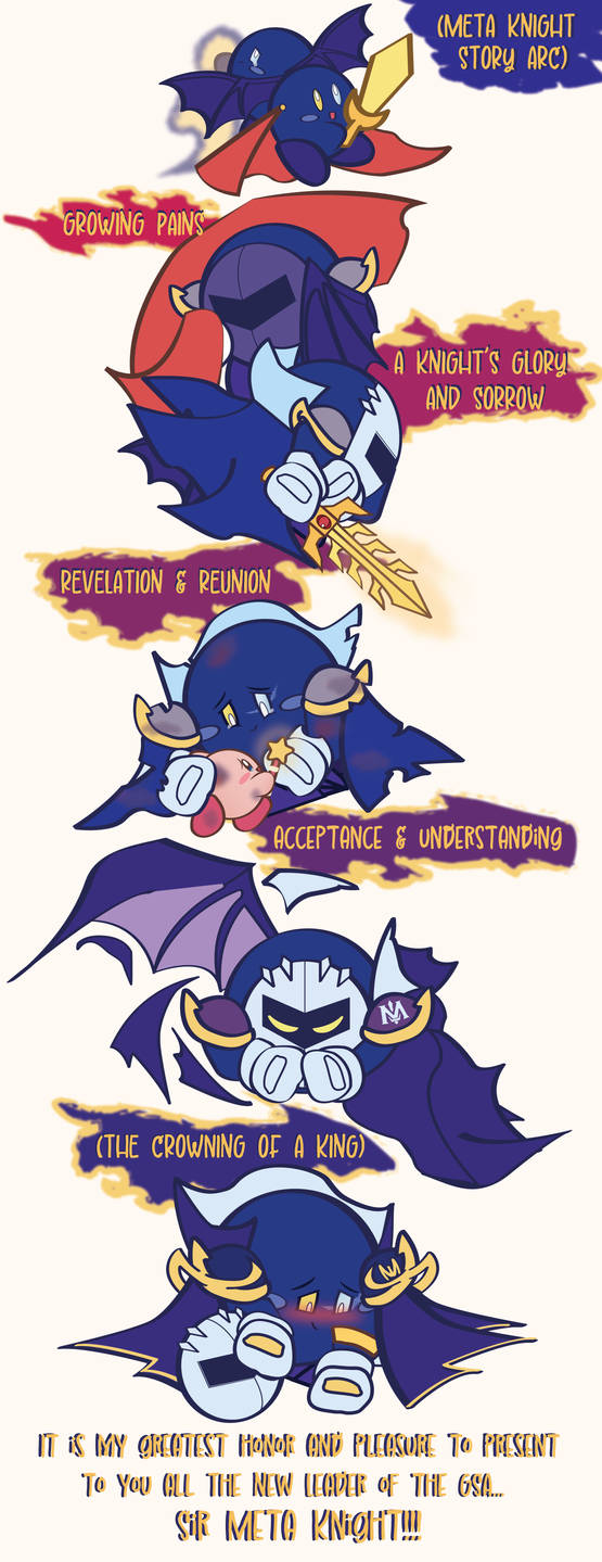 Meta Knight Reading Meta Knight's Story Arc by xxminixkittyxx on DeviantArt
