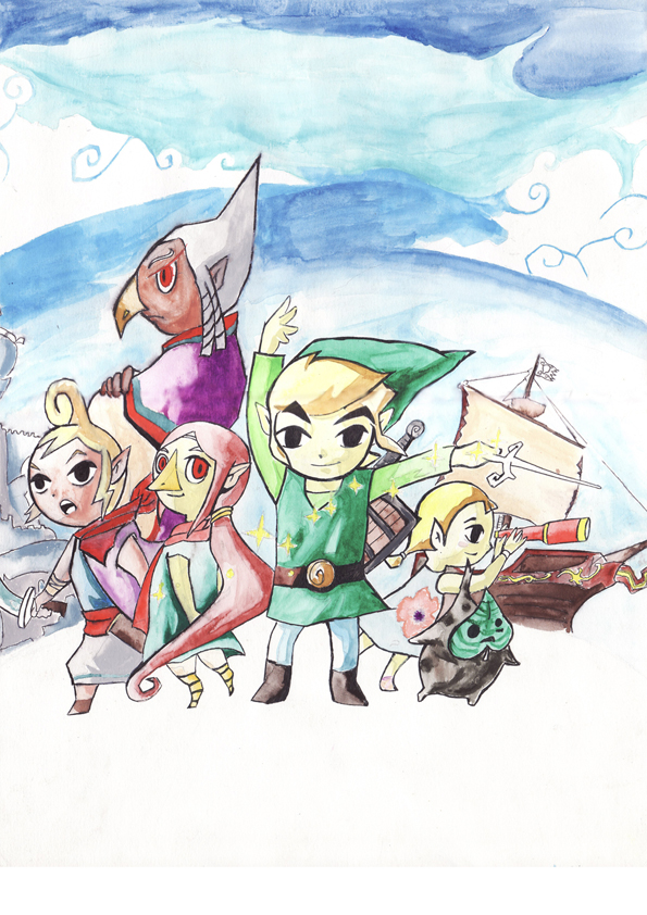 The legend of Zelda Wind Waker