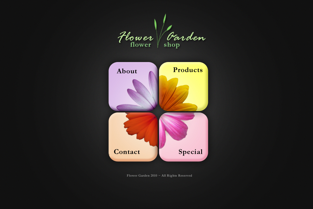 flower store web design