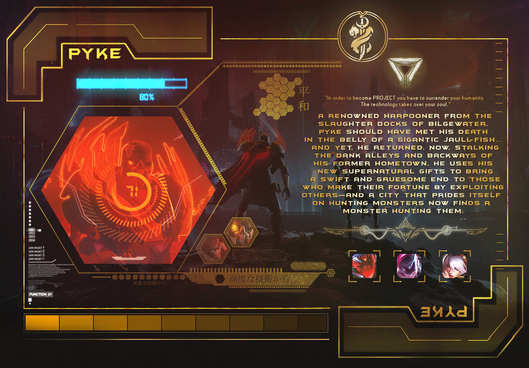 PROJECT: Pyke by AmbroserC on DeviantArt