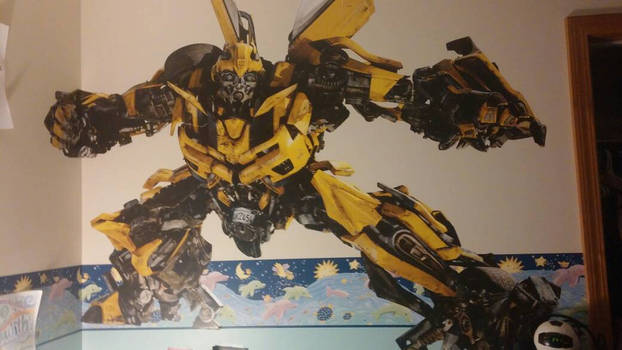 bumblebee wall sticker