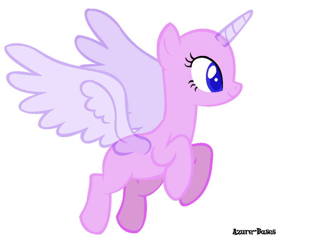 MLP Base #32: Flying pone by iJessiePone on DeviantArt