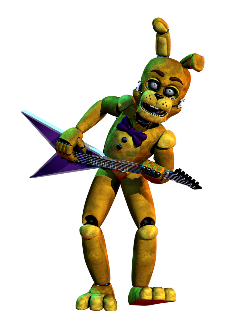 Springbonee Spring Bonnie Model Test by illustrator944 on DeviantArt