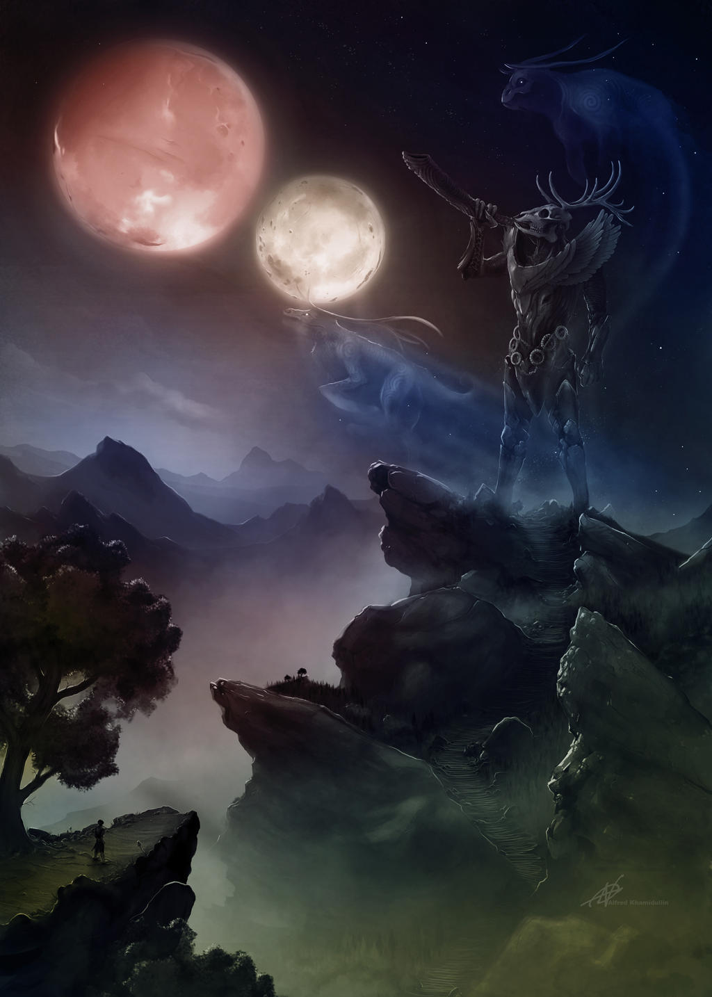 Hircine, Father of Manbeasts by Hieronymus7Z