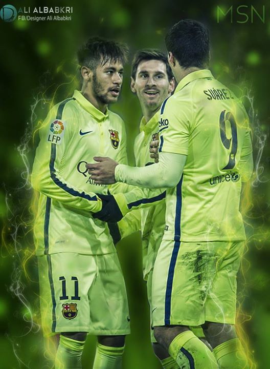 MSN - Messi - Suarez - Neymar