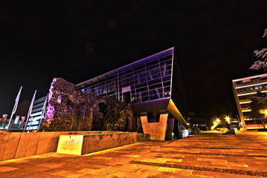 Darmstadtium at night HDR