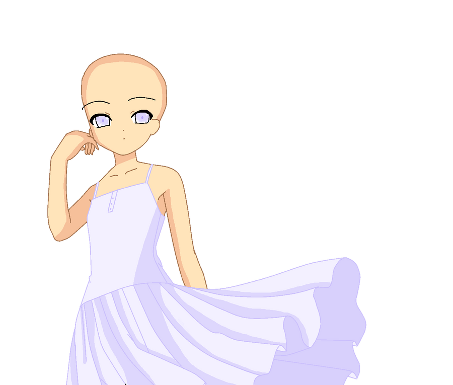 Embarrassed anime girl base