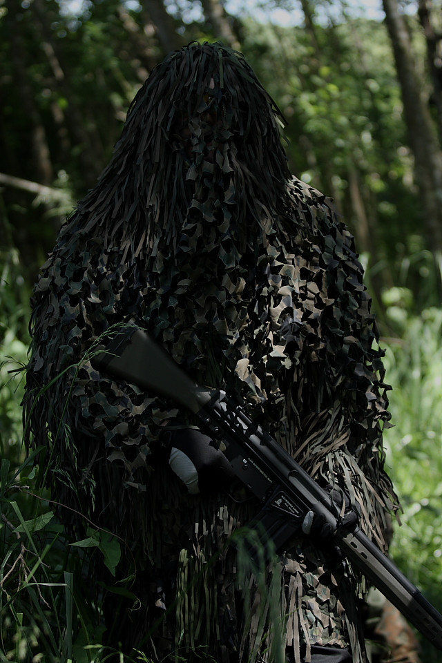 Ghillie Suit with G3A3 Rifle by Sprocket-man on DeviantArt