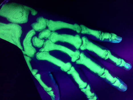 Glowing  Skeleton Hand