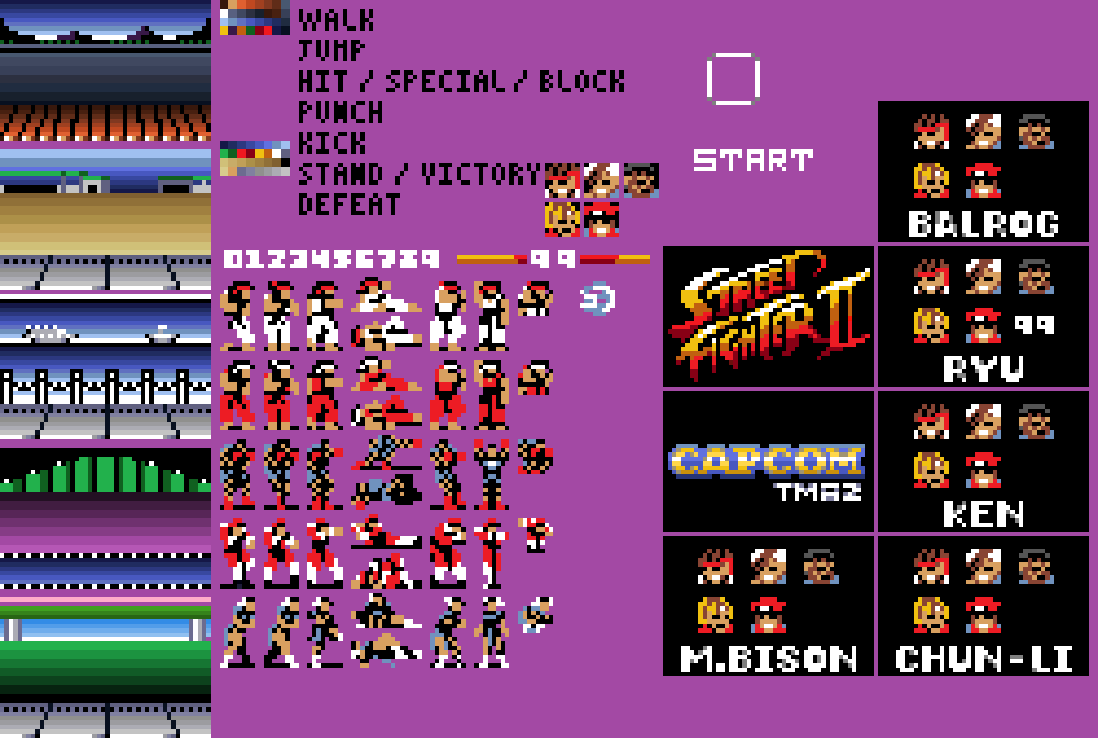 Street Fighter The Movie The Game The Sprites by Punnysher on DeviantArt