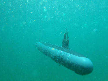 SSN-774 Virginia Class Submarine (front view)