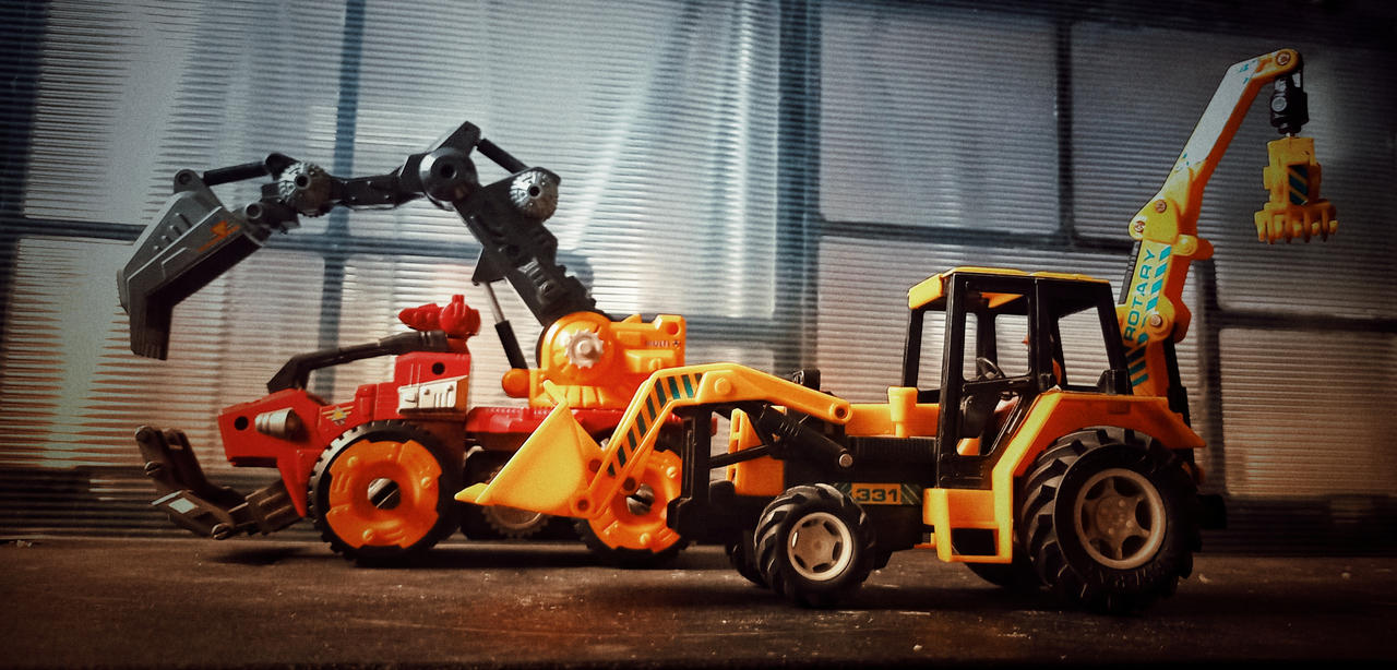 Case Backhoe Deviantart Backhoe comparission by Krulos on DeviantArt