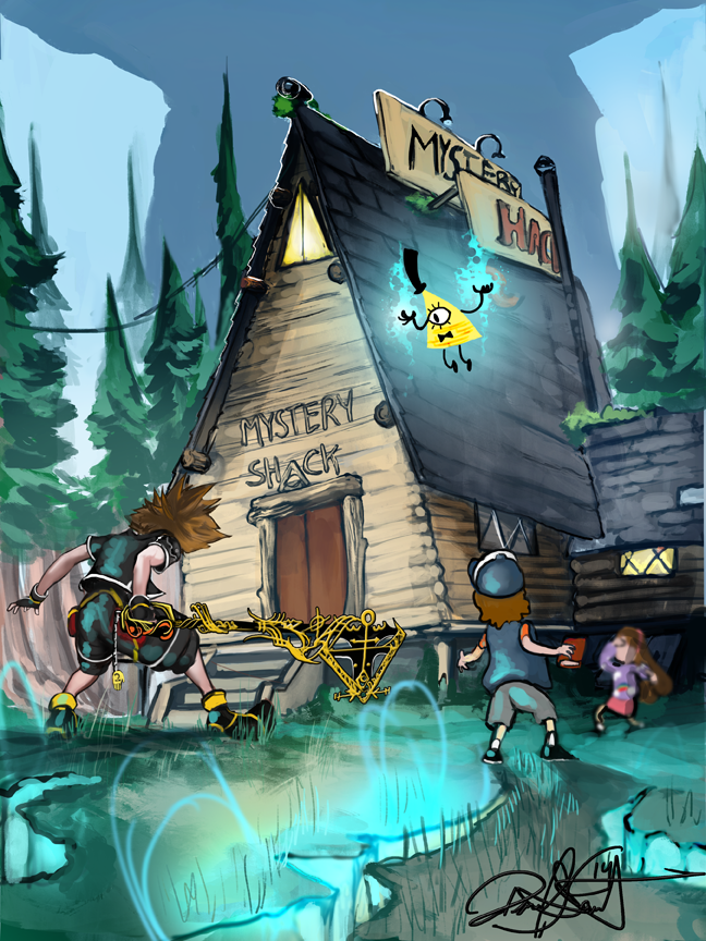 Kingdom Hearts x Gravity Falls