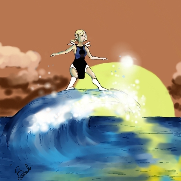 Surfin' waterbender