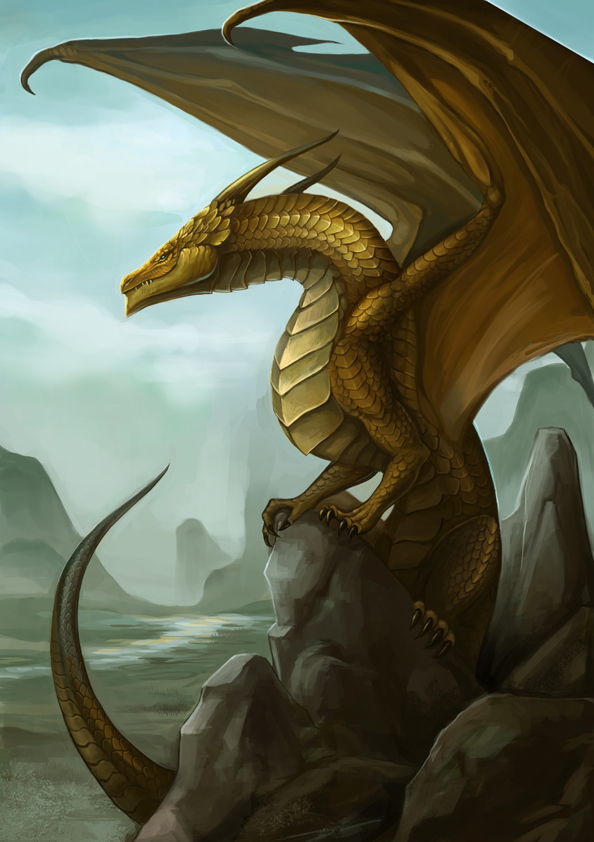 Gold dragon