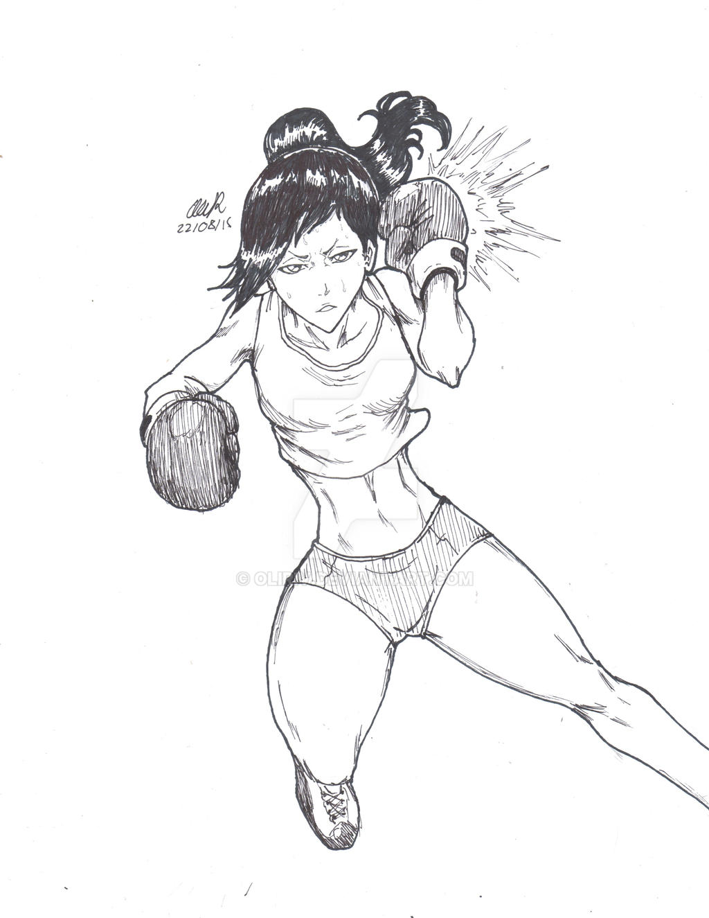 Nanao chan female boxer by Oliriv on DeviantArt