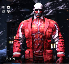 attack on titan colossal titan skin for Jason