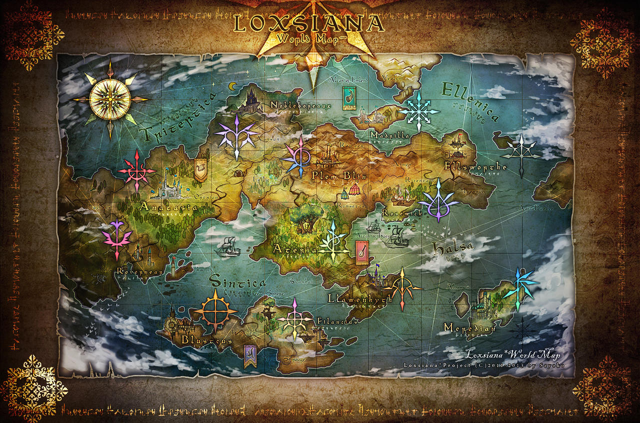 LOXSIANA World Map