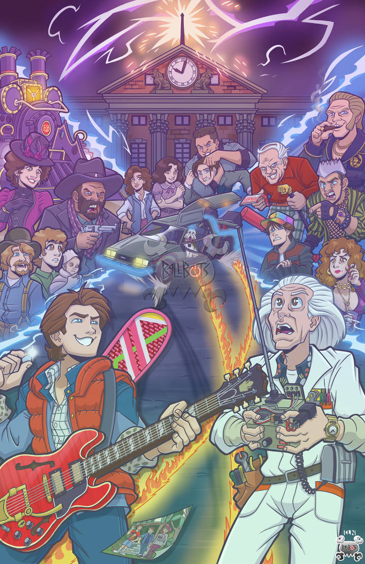 back to the future poster by ballbots on deviantart daviant art