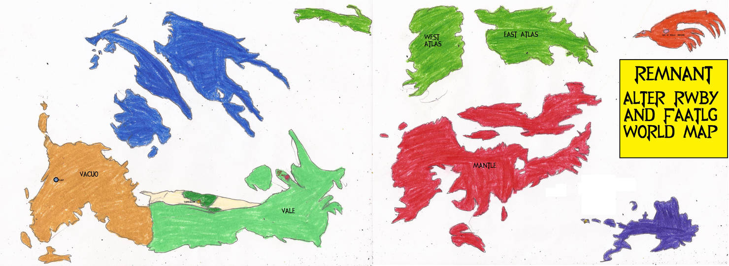 RWBY and FAATLG World Map by jonwii on DeviantArt