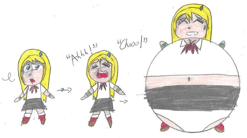 Chibi Kaeda Tamura Inflation by jonwii on DeviantArt