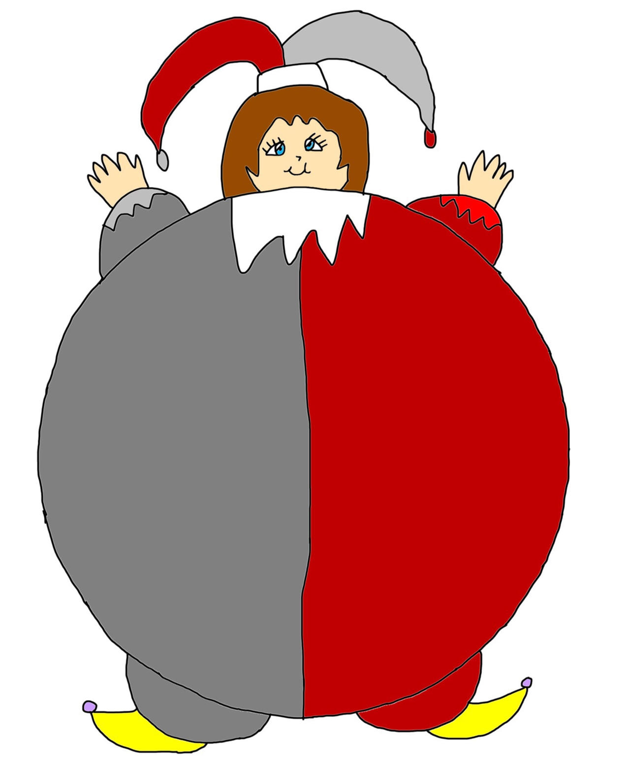 Jester Inflation Inflated Jester Joy (Colored Version) by jonwii on DeviantArt