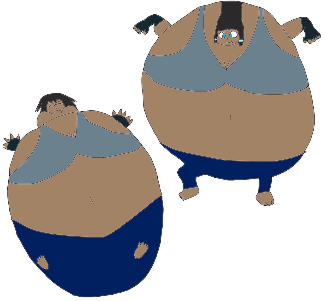 Desna Deviantart Inflated Korra and Desna (Tryout Fanart) by jonwii on DeviantArt