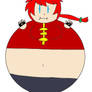 Inflated Ranma Saotome (Tryout Fanart)