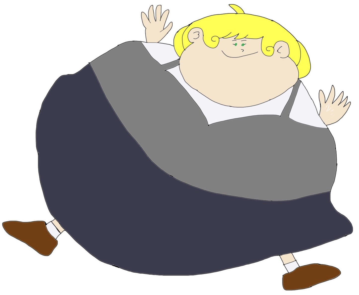Roly Poly Mari Tomabechi (Tryout Fanart) by jonwii on DeviantArt