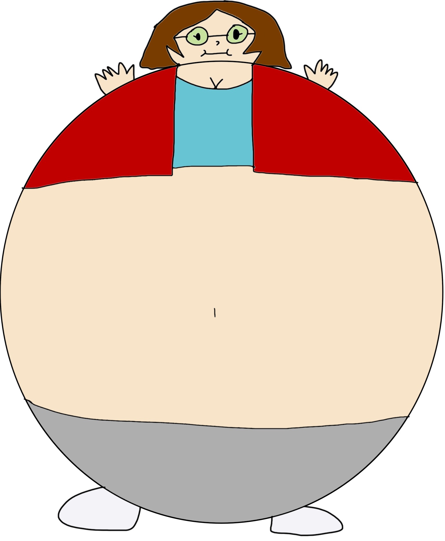 Ruby Air Inflation Inflated Annventure Ruby (Fanart) by jonwii on DeviantArt