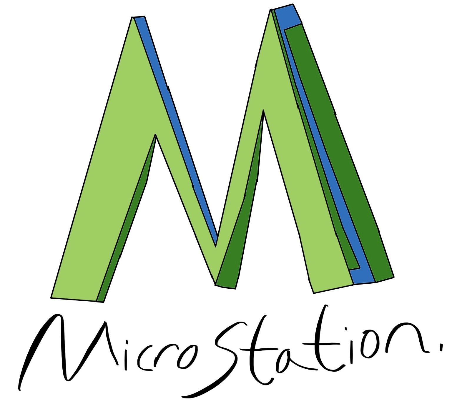 MicroStation (Concept Art Logo) by jonwii on DeviantArt