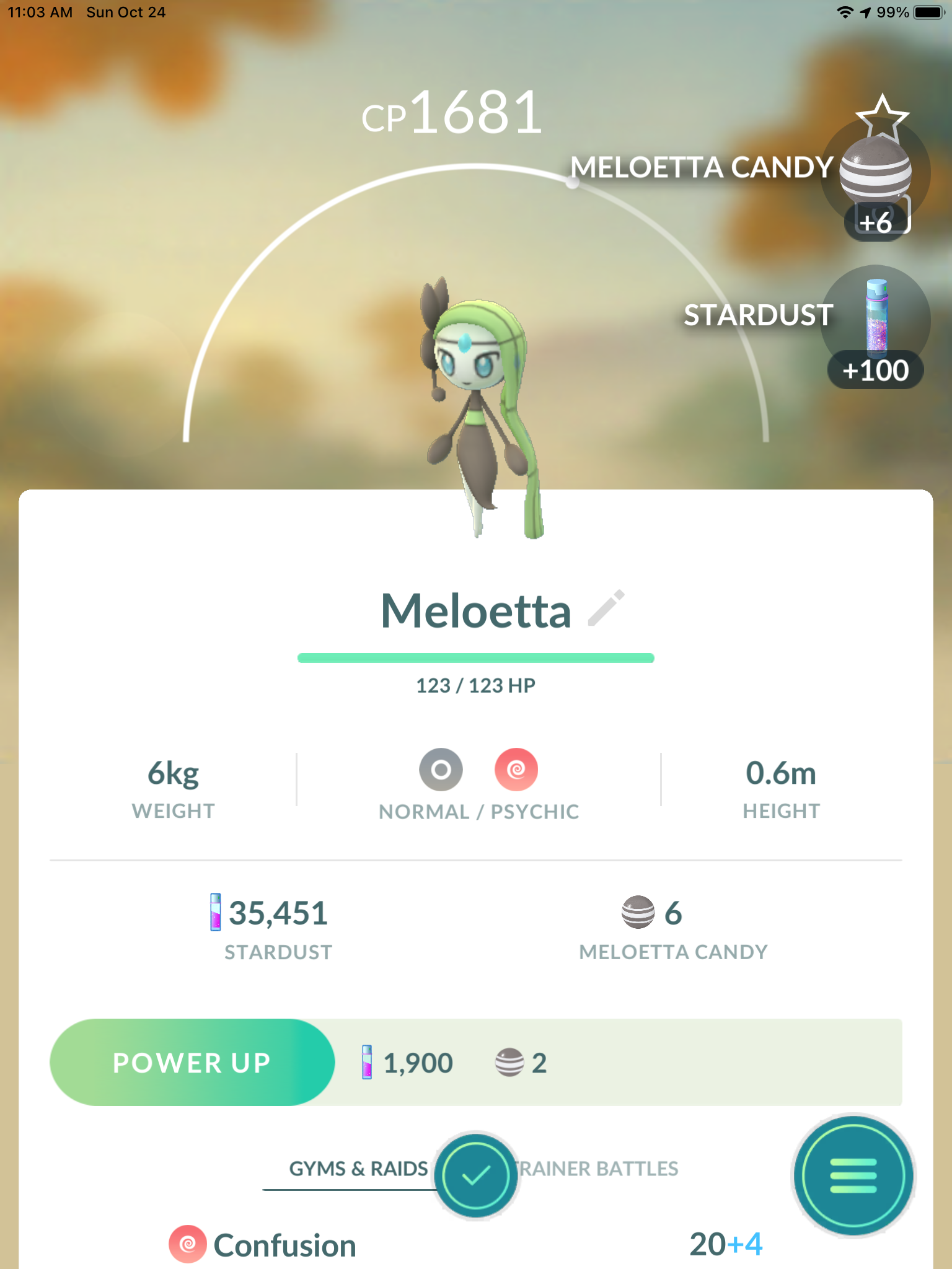 I caught Meloetta on Pokemon Go by jonwii on DeviantArt