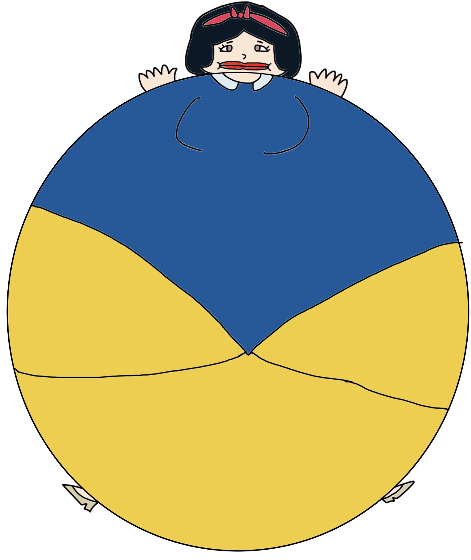 Snow Inflation Snow White Inflation Deviantart Im Becoming Insane By The Second Its