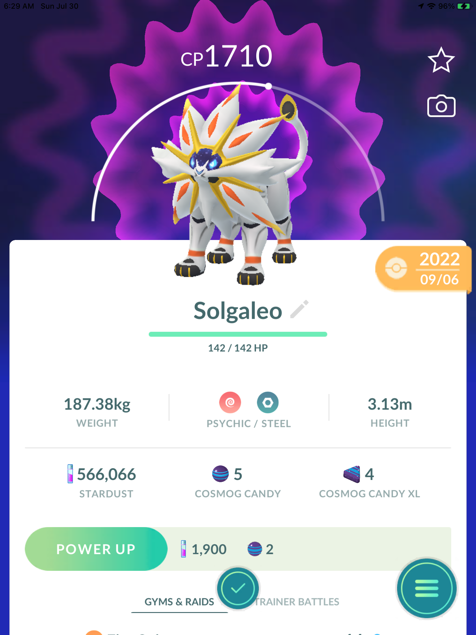 Solgaleo debuts in 5-star pokemon go raid Solgaleo debuts in 5-star pokemon go raid