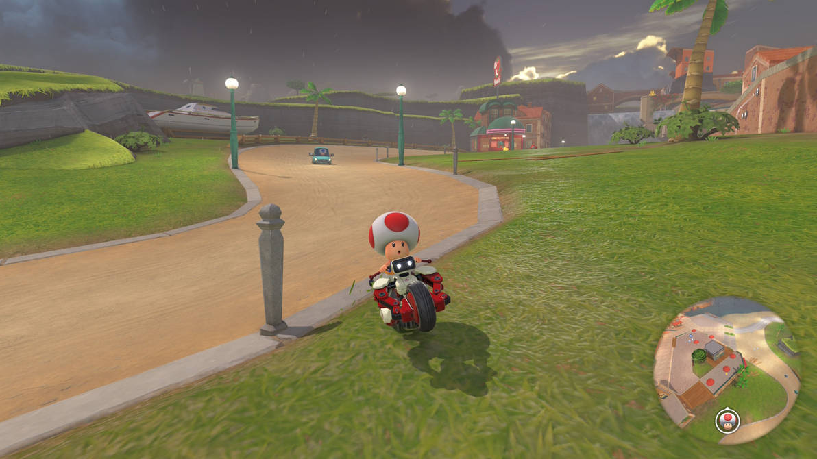 Toad Riding a ROB Bike by jonwii on DeviantArt