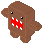 Domo-kun pixelized by Cojaro