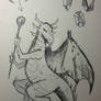 Dragon sketch no. 5,000