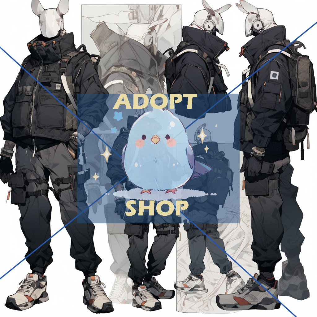 cyber rabbit AI Adopt (open) by Adoptpopshop on DeviantArt