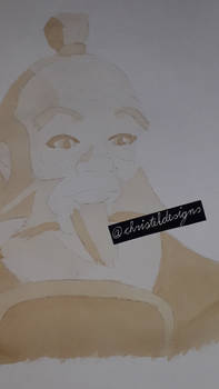 Tea Challenge: Painting Uncle Iroh