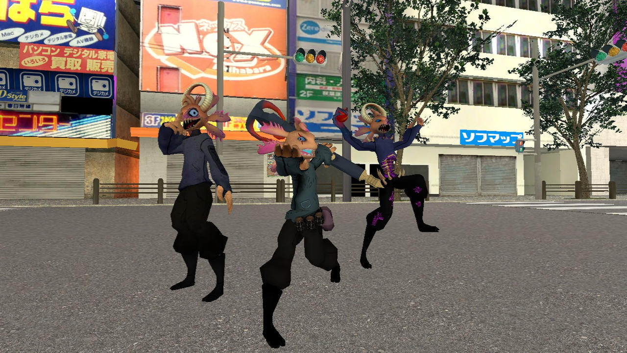 The 3 Axolteers (aka The 3 faces of Axol)