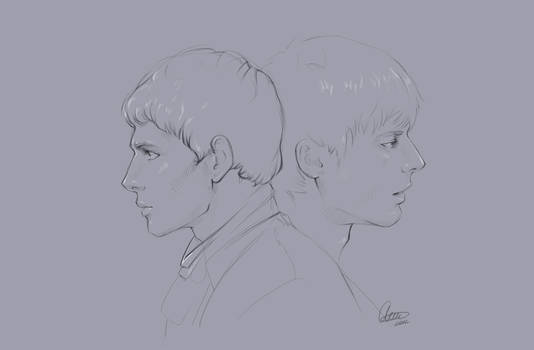Two Sides of one Coin... Merlin sketch