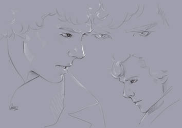 Studying... Sherlock sketches