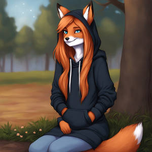 Cute fox girl portrait (842) by Lycani on DeviantArt